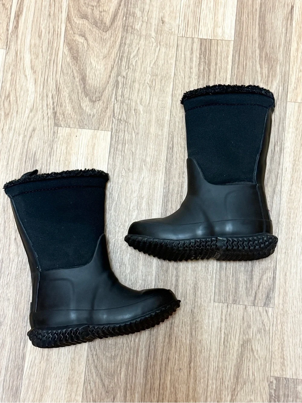 Hunter Kids Intrepid Insulated Snow Boots Black Unisex Size 5.5 UK 5